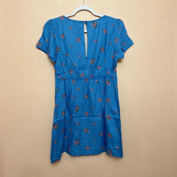 American Eagle Floral Short-Sleeve Mini Dress - Picture 6 of 8